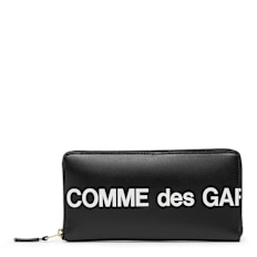 Comme des Garcons Wallet Huge Logo schwarz