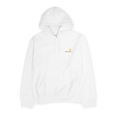 Carhartt WIP Hooded American Script Sweatshirt grau