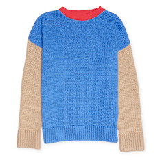 Opening Ceremony Combo Warped Logo Sweater blue
