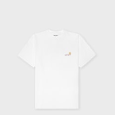 Carhartt WIP S/S American Script T-Shirt weiß