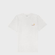 Carhartt WIP S/S American Script T-Shirt grau