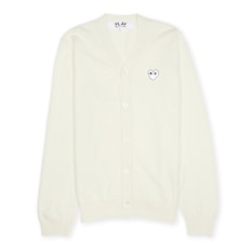 Comme des Garcons Play Knit Cardigan beige