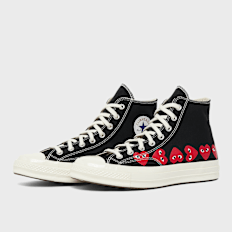Comme des Garcons Play Multi Heart Chuck Taylor All Star '70 High schwarz