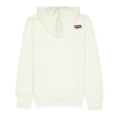 Comme des Garcons Play x The Artist Invader Hooded Zip Sweatshirt beige