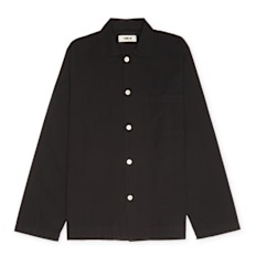 Tekla Long Sleeve Shirt solid schwarz