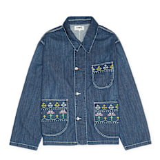 YMC Labour Chore Jacket blau
