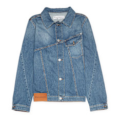 J. W. Anderson Twisted Denim Jacket blue