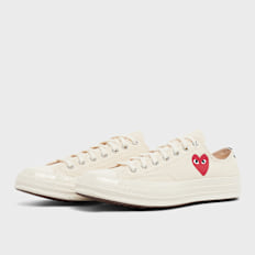 Comme des Garcons Play Small Red Heart Chuck Taylor All Star '70 Low beige