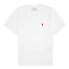 AMI PARIS T-Shirt Classic Red weiß