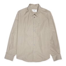 AMI PARIS Ami De Coeur Boxy Fit Shirt beige