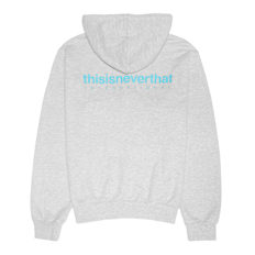 thisisneverthat INTL. Logo Zip Up Hoodie grau