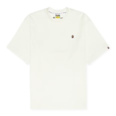 A Bathing Ape One Point Relaxed Fit Tee beige