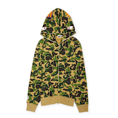 A Bathing Ape ABC Camo Crystal Stone Shark Full Zip Hoodie camouflage