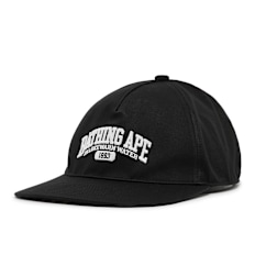 A Bathing Ape Logo Trucker Cap zwart