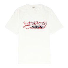 Autry x Maison Kitsune T-Shirt weiß