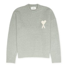 AMI PARIS Knit Sweater ADC grijs