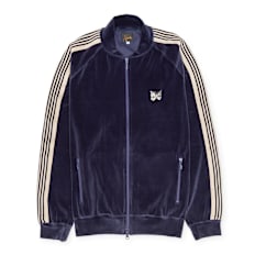 Needles Rib Collar Track Jacket blue