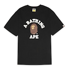 A Bathing Ape College Tee schwarz