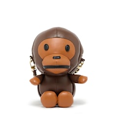 A Bathing Ape Baby Milo Plush Doll Mini Shoulder Bag L bruin