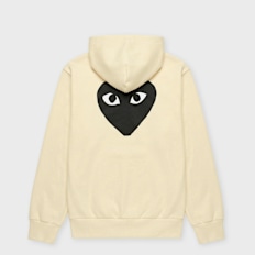 Comme des Garcons Play Play Big Heart Sweatshirt gelb
