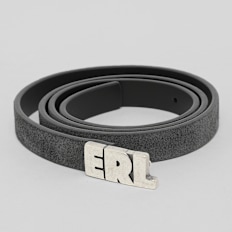 ERL Unisex ERL Suede Skinny Belt Leather schwarz
