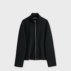 Our Legacy Shrunken Fullzip schwarz