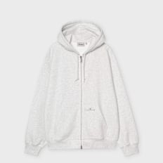 Carhartt WIP Hooded WIP Label Sweat Jacket grijs