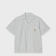 Carhartt WIP Short Sleeve Leavel Shirt blau