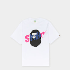 A Bathing Ape x Spotify x Central Cee Ape Head Tee weiß
