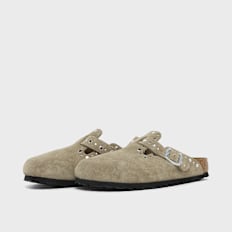 Birkenstock Boston Rivet LEVE (narrow) grey