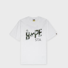 A Bathing Ape Screen Camo Bape Sta Tee weiß