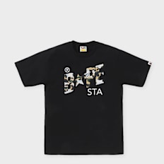 A Bathing Ape Sta Over Print 1st Camo Bape Sta Tee black