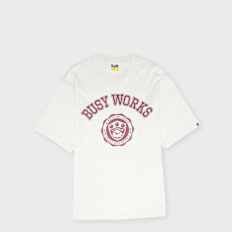 A Bathing Ape Busy Works College Relaxed Fit Tee grau