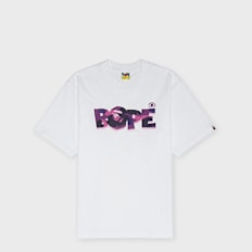 A Bathing Ape Color Camo Bape Logo Relaxed Fit Tee weiß
