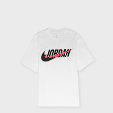 Jordan Brooklyn Essentials Swoosh 85 Short-Sleeve Crew T-Shirt weiß