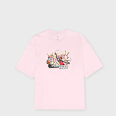 Jordan Brooklyn Comic 96 Short Sleeve Crew rosa