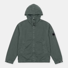 C. P. Company Micro-Reps Hooded Lens Jacket grau