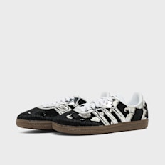 adidas Originals Wmns Samba Black Ponyhair Silver Metallic schwarz