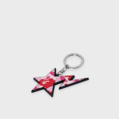 A Bathing Ape ABC Camo Sta Rubber Keychain lichtroze