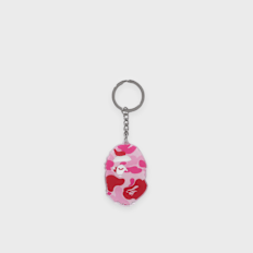 A Bathing Ape ABC Camo Ape Head Acrylic Keychain green lichtroze