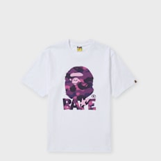 A Bathing Ape Color Camo Ape Head Relaxed Fit Tee weiß