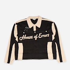 House of Errors Knitted Cat Burglar Rugby zwart