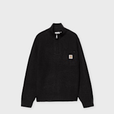 Carhartt WIP Detroit Half Zip Sweater schwarz