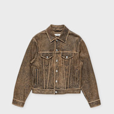 Acne Studios Western Leather Jacket brown/black Undefined Color