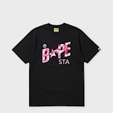 A Bathing Ape ABC Camo Bape Sta Tee black x pink schwarz