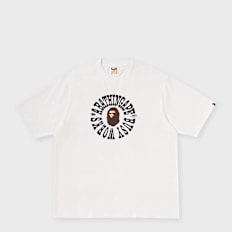 A Bathing Ape Busy Works Logo Relaxed Fit Tee wit