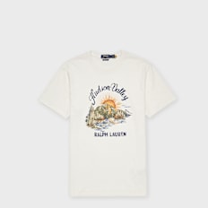 Polo Ralph Lauren Classic Fit Jersey Graphic T-Shirt white
