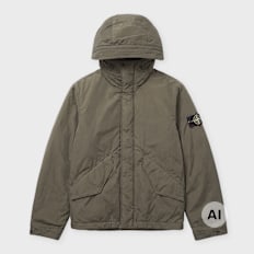Stone Island Short Parka green