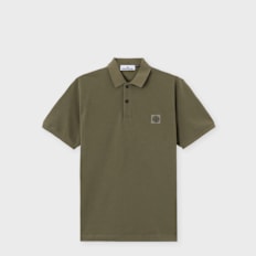 Stone Island Shortsleeve Polo green