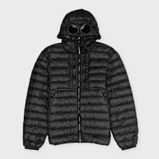 C. P. Company DD Shell Goggle Chest Pocket Jacket Schwarz